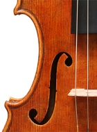 violin after Lord Wilton Guarneri Sept 2013 front middle bout