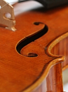 violin-after-late-guarneri-del-gesu f-hole-side-view