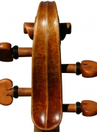 violin after Lord Wilton Guarneri Sept 2013 scroll back view
